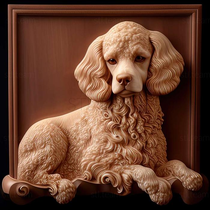 3D model Poodle dog (STL)